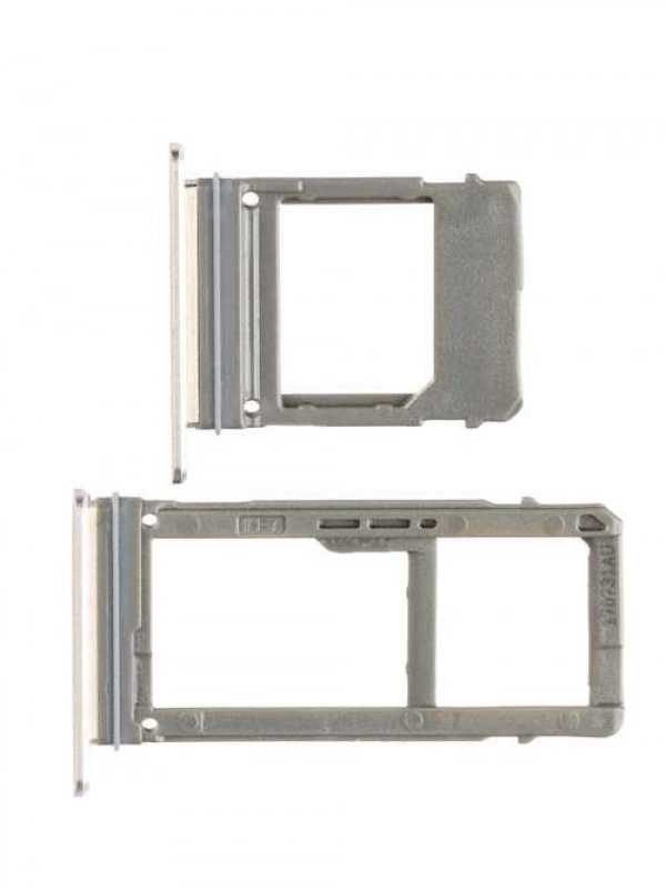 Samsung Uyumlu Galaxy A720 Sim Kart Tepsisi Gold Çift