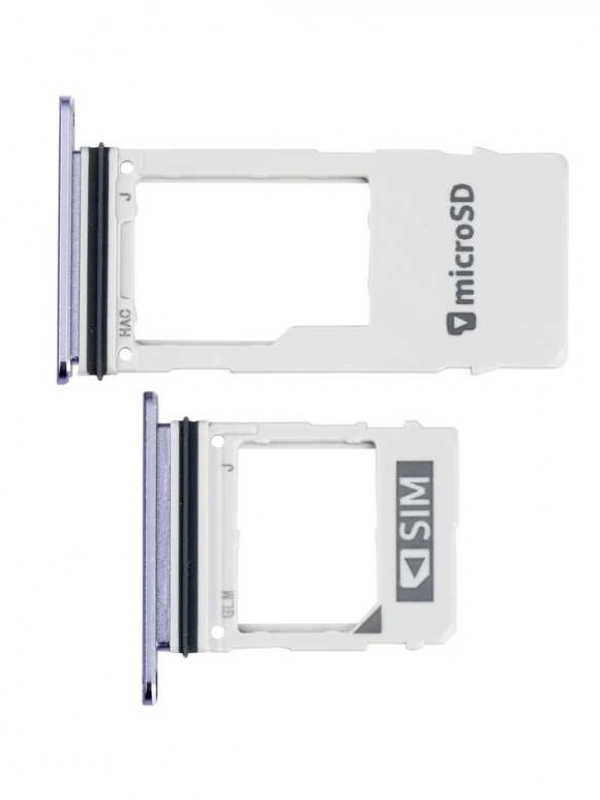 Samsung Uyumlu Galaxy A8 Plus 2018 A730 Sim Kart Tepsisi Violet