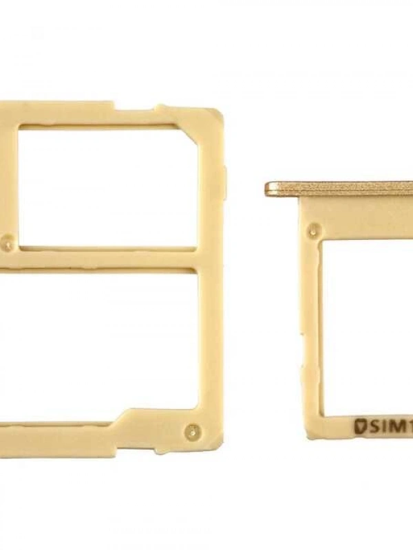 Samsung Uyumlu Galaxy J7 Prime G610 Sim Kart Tepsisi Gold Çift