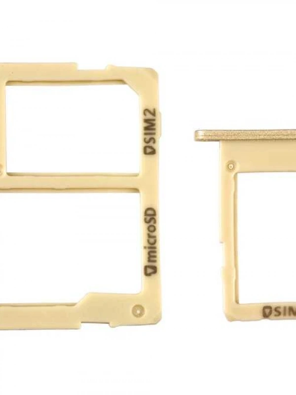 Samsung Uyumlu Galaxy J5 Prime G570 Sim Kart Tepsisi Gold Çift
