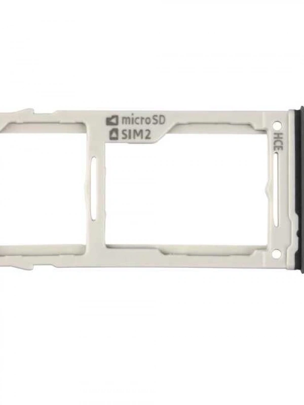 Samsung Uyumlu Galaxy S9 G960 Sim Kart Tepsisi Siyah Çift
