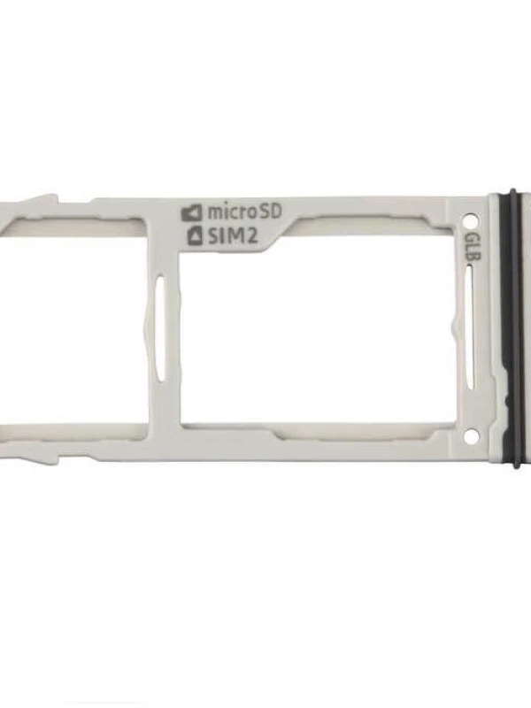 Samsung Uyumlu Galaxy S9 G960 Sim Kart Tepsisi Silver Çift