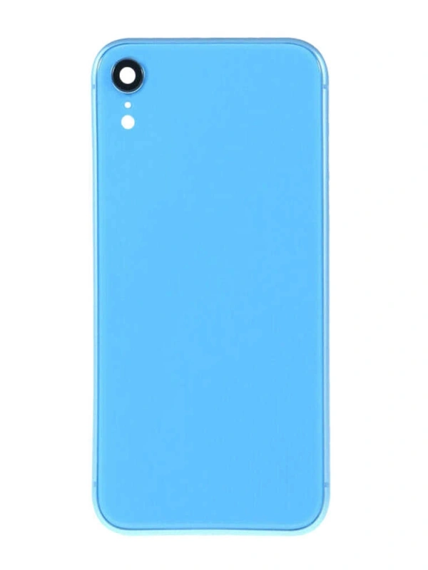 Apple Uyumlu iPhone Xr Kasa Kapak Mavi Dolu