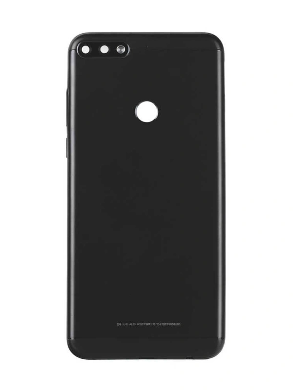Huawei Uyumlu Y7 Prime 2018 Kasa Kapak Siyah Home Tuş Yeri Açık