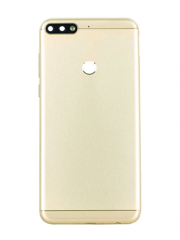 Huawei Uyumlu Y7 Prime 2018 Kasa Kapak Gold Home Tuş Yeri Açık