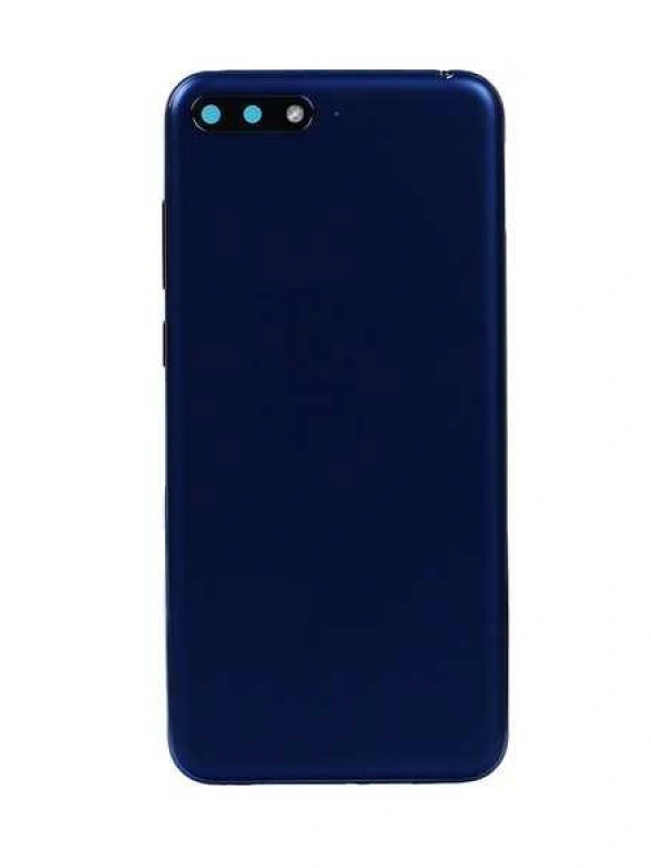 Huawei Uyumlu Y6 2018 Arka Kapak Mavi