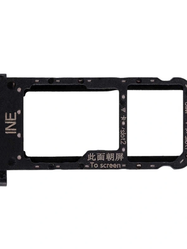 Huawei Uyumlu P Smart Plus 2019 Sim Kart Tepsisi Siyah