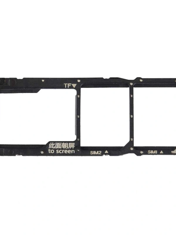 Huawei Uyumlu Y6 Prime 2018 Sim Kart Tepsisi Siyah