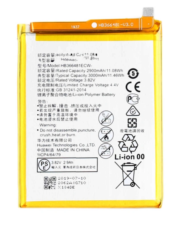 Huawei Uyumlu P20 Lite Batarya Hb366481ecw