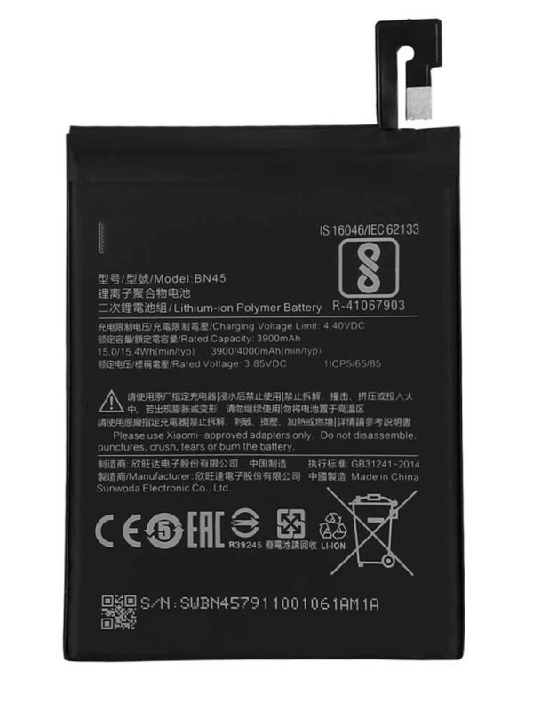 Xiaomi Uyumlu Redmi Note 5 Pro Bn45 Batarya Pil