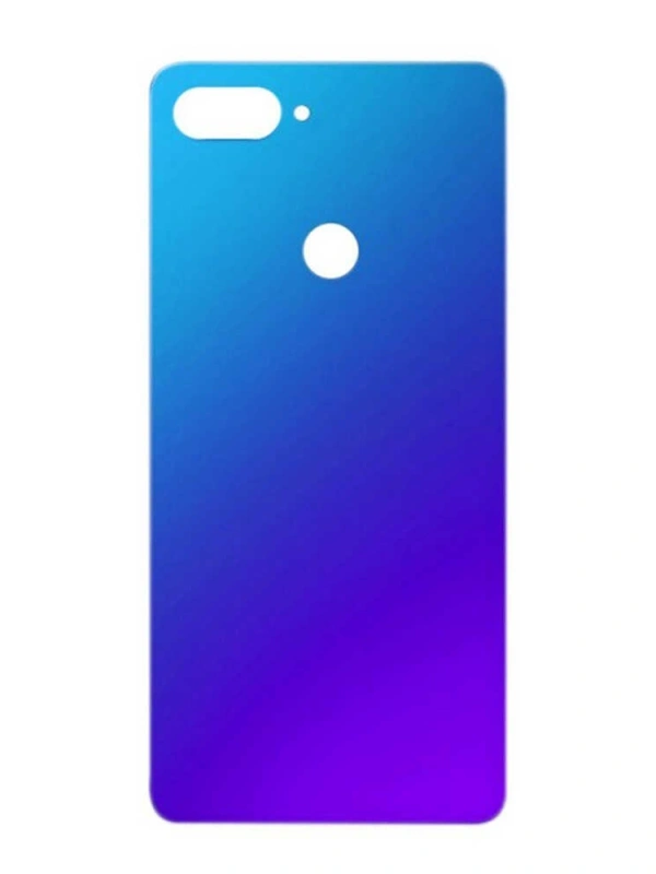 Xiaomi Uyumlu Mi 8 Lite Arka Kapak Mavi
