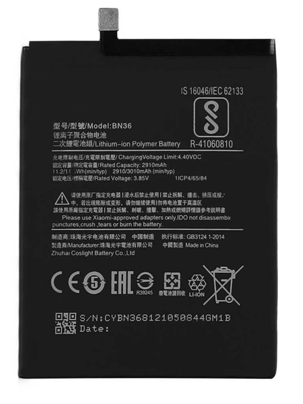 Xiaomi Uyumlu Redmi 6x Bn36 Batarya Pil