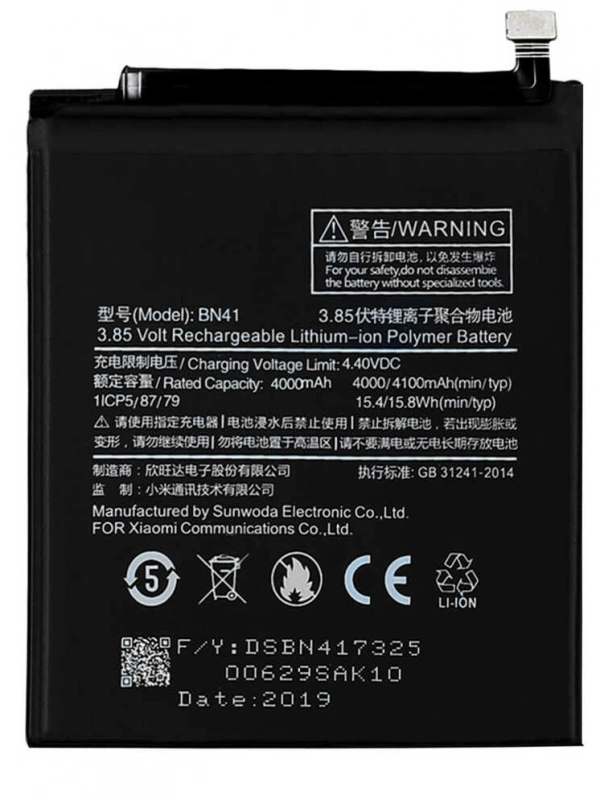 Xiaomi Uyumlu Redmi Note 4 Bn41 Batarya Pil