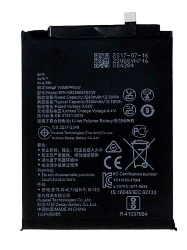 Huawei Uyumlu Nova 3i Batarya Hb356687ecw