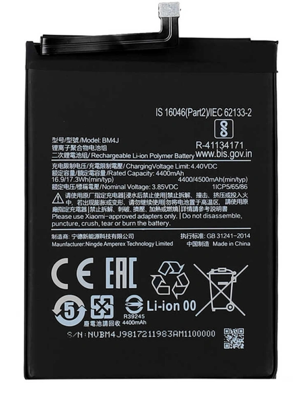 Xiaomi Uyumlu Redmi Note 8 Pro Bm4j Batarya Pil