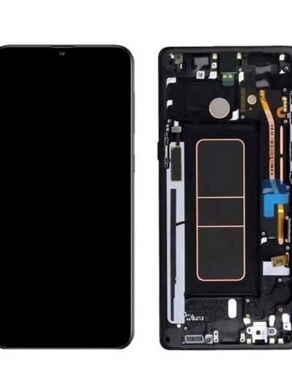 Samsung Uyumlu Galaxy A50s A507 Lcd Ekran Siyah Servis Çıtalı Gh82-21193a