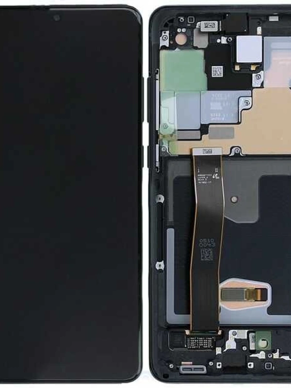 Samsung Uyumlu Galaxy S20 Ultra G988 Lcd Ekran Siyah Servis Gh82-22327a