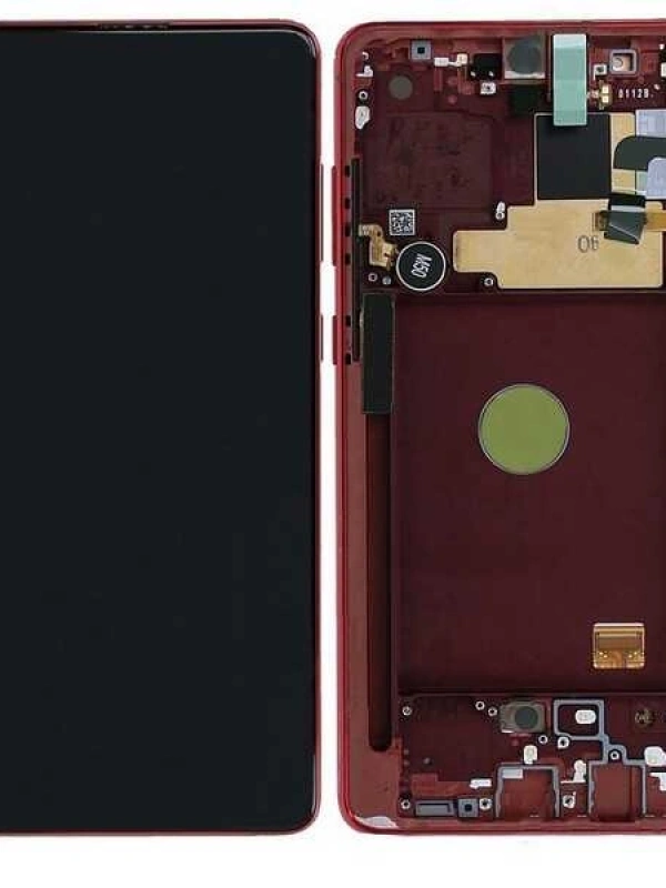 Samsung Uyumlu Galaxy Note 10 Lite N770 Lcd Ekran Kırmızı Servis Gh82-22055c
