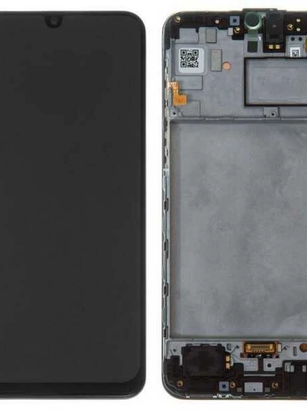 Samsung Uyumlu Galaxy M21 M215 Lcd Ekran Siyah Servis Çıtalı