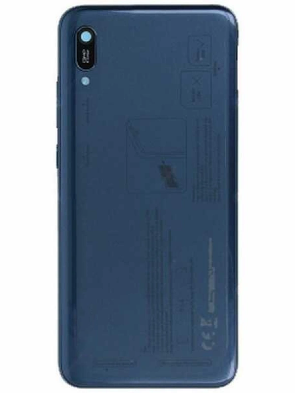 Huawei Uyumlu Y6 2019 Kasa Kapak Mavi Home Tuş Yeri Açık