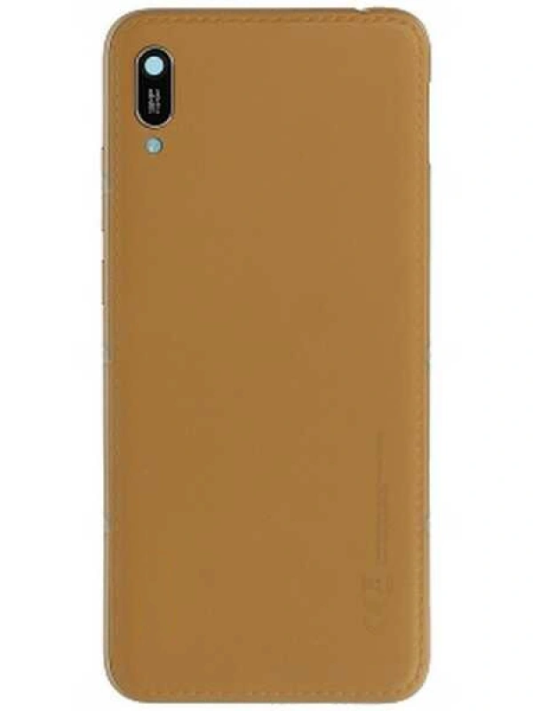 Huawei Uyumlu Y6 2019 Kasa Kapak Gold Home Tuş Yeri Açık