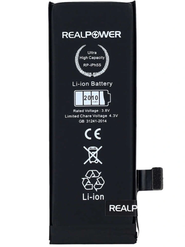 RealPower Apple Uyumlu iPhone 5s Yüksek Kapasiteli Batarya 2010mah
