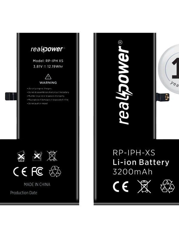 RealPower Apple Uyumlu iPhone Xs Yüksek Kapasiteli Batarya 3200mah