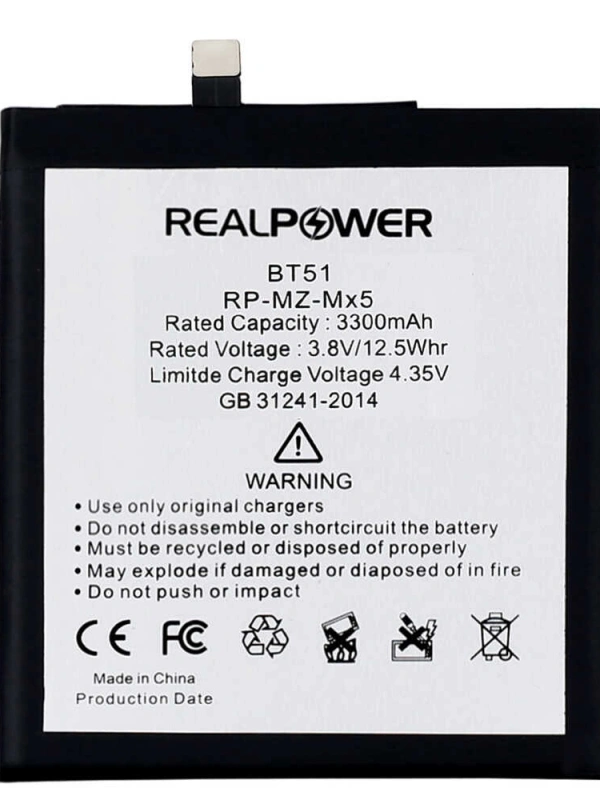 RealPower Meizu Uyumlu Mx5 Batarya 3300mah
