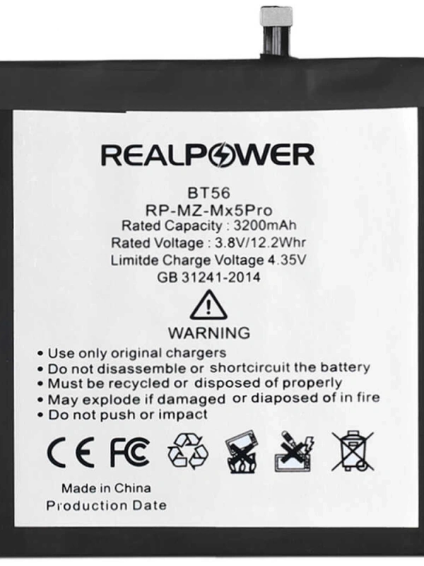 RealPower Meizu Uyumlu Mx5 Pro Batarya 3200mah