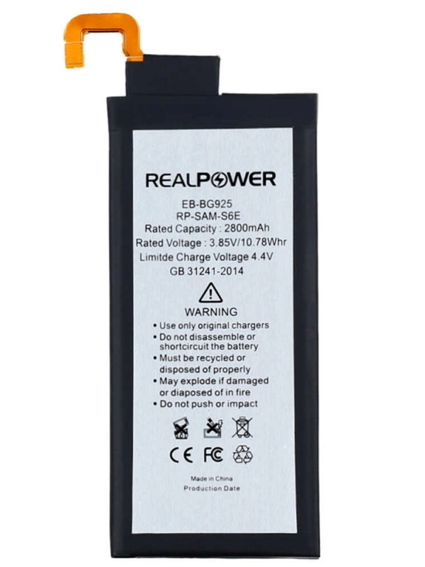 RealPower Samsung Uyumlu Galaxy S6 Edge G925 Batarya 2800mah