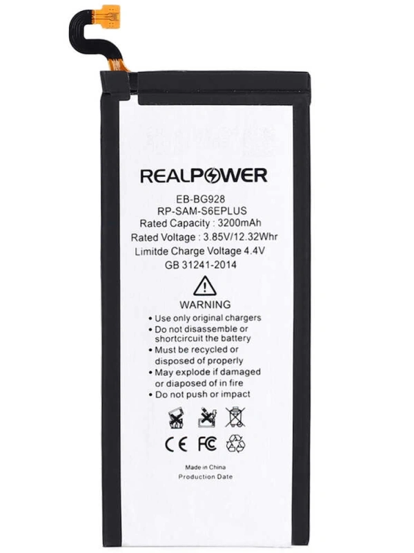 RealPower Samsung Uyumlu Galaxy S6 Edge Plus G928 Batarya 3200mah