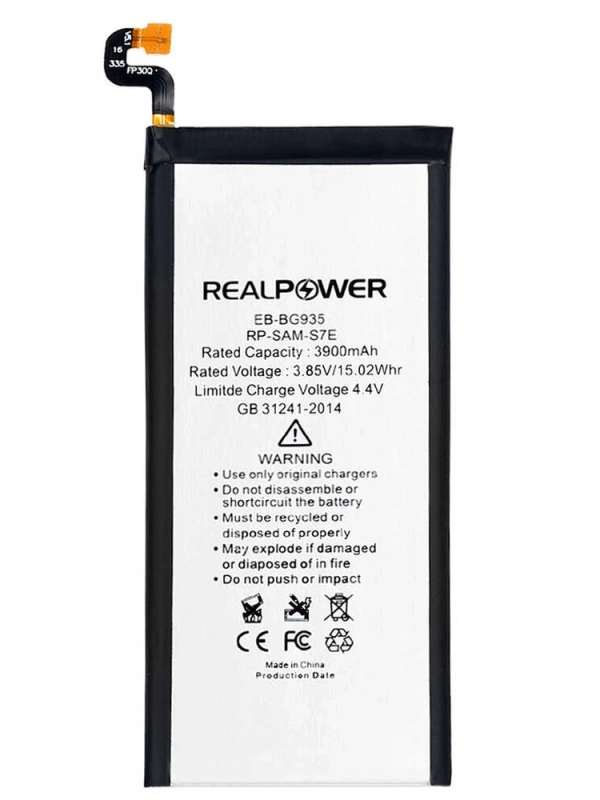 RealPower Samsung Uyumlu Galaxy S7 Edge G935 Batarya 3900mah