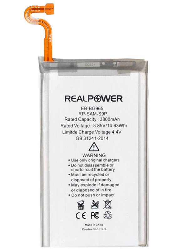 RealPower Samsung Uyumlu Galaxy S9 Plus G965 Batarya 3800mah