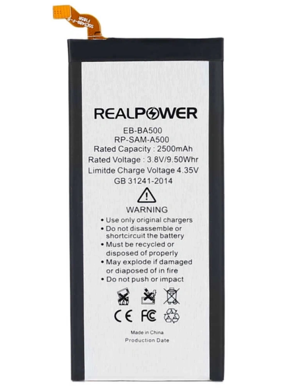 RealPower Samsung Uyumlu Galaxy A5 A500 Batarya 2500mah
