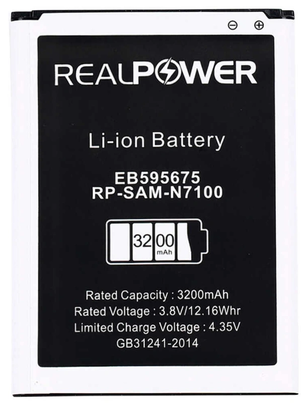 RealPower Samsung Uyumlu Galaxy Note 2 N7100 Batarya 3200mah