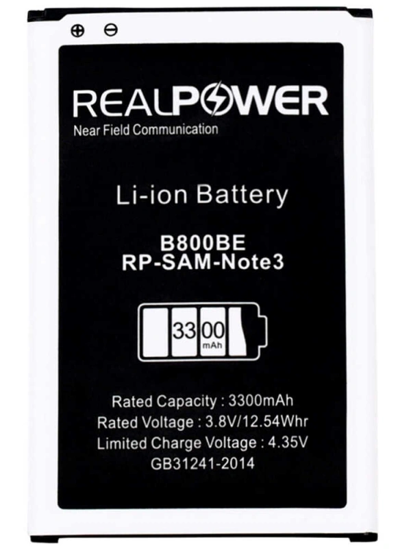 RealPower Samsung Uyumlu Galaxy Note 3 N9000 N9005 Nfc Batarya 3300mah