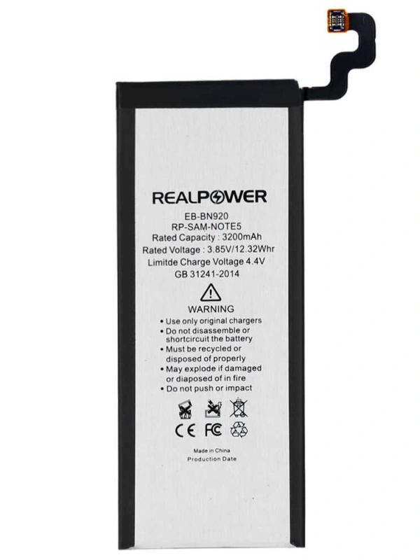 RealPower Samsung Uyumlu Galaxy Note 5 N920 Batarya 3200mah