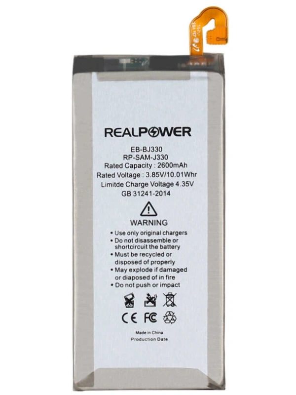 RealPower Samsung Uyumlu Galaxy J3 Pro 2017 J330 Batarya 2600mah