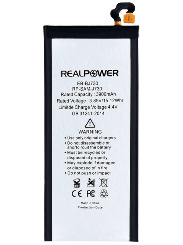 RealPower Samsung Uyumlu Galaxy J7 Pro 2017 J730 Batarya 3900mah