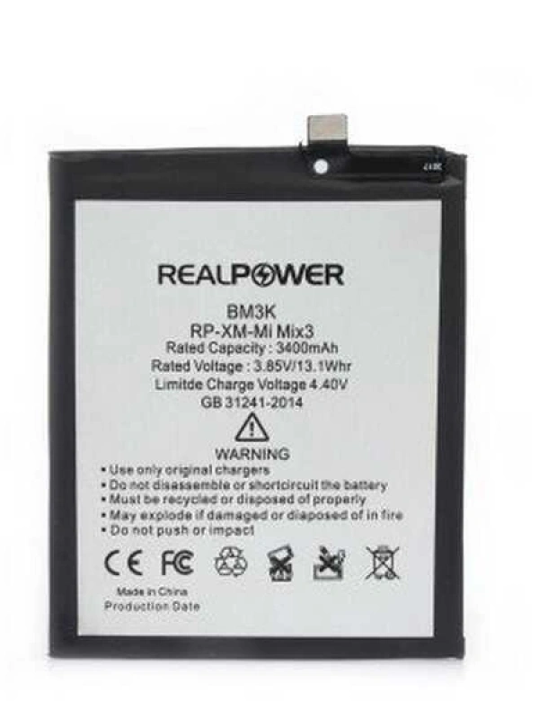 RealPower Xiaomi Uyumlu Redmi Note 7 Pro Batarya 3400mah