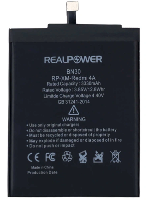 RealPower Xiaomi Uyumlu Redmi 4a Batarya 3330mah