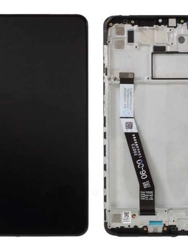 Xiaomi Uyumlu Redmi Note 9 Lcd Ekran Siyah Çıtalı