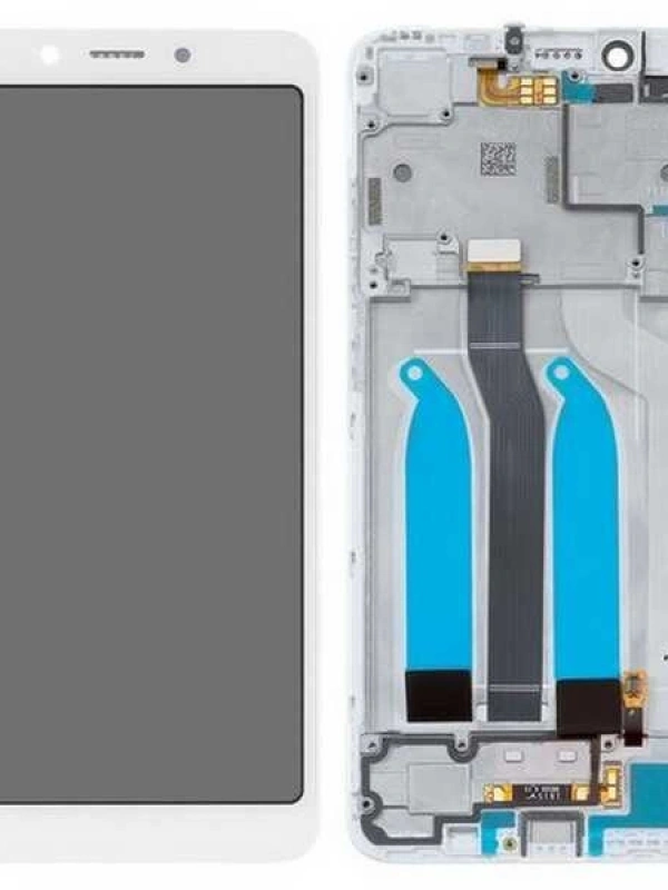 Xiaomi Uyumlu Redmi 6a Lcd Ekran Beyaz Çıtalı