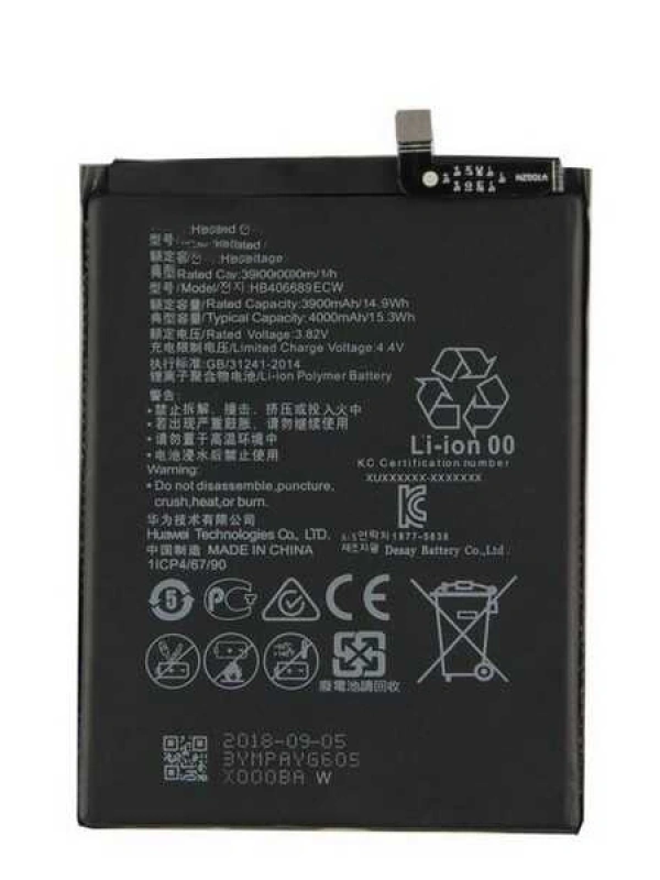 Huawei Uyumlu Y9 2019 Batarya Hb406689ecw