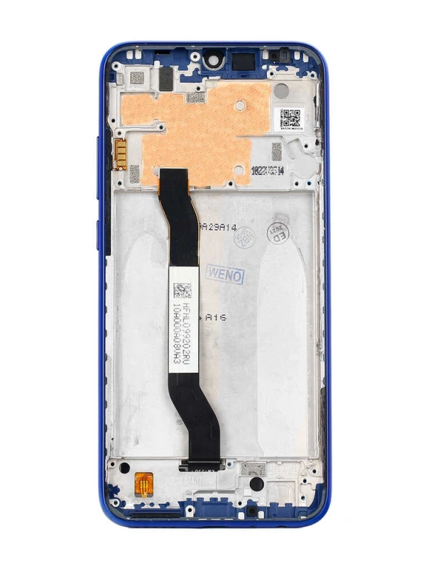 Xiaomi Uyumlu Redmi Note 8 Lcd Ekran Mavi Çıtalı