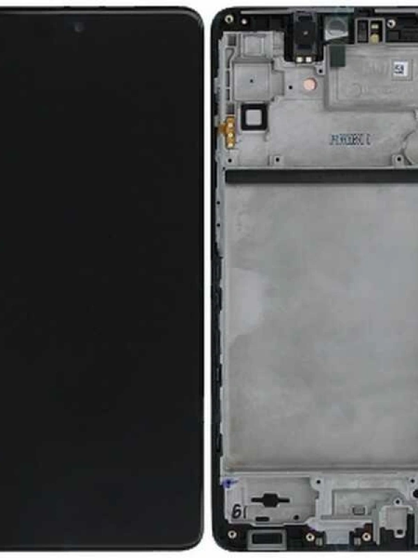 Samsung Uyumlu Galaxy M51 M515 Lcd Ekran Siyah Servis Çıtalı