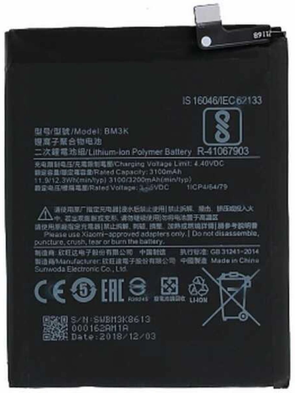 Xiaomi Uyumlu Mi Mix 3 Batarya Bm3k