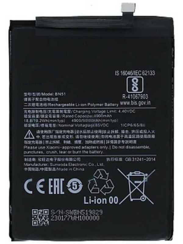 Xiaomi Uyumlu Redmi 8 Batarya Bn51