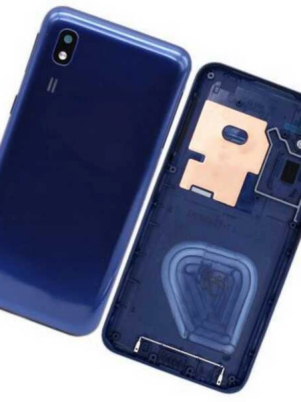 Samsung Uyumlu Galaxy A2 Core A260 Kasa Kapak Mavi Çıtasız