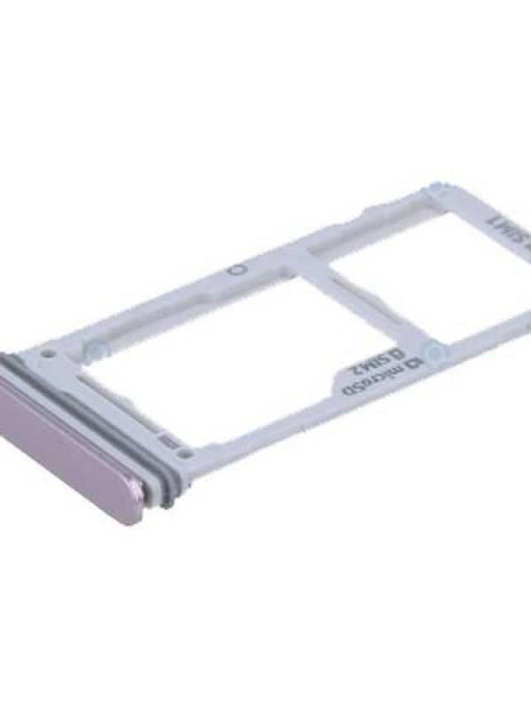 Samsung Uyumlu Galaxy Note 9 N960 Sim Kart Tepsisi Mor Çift